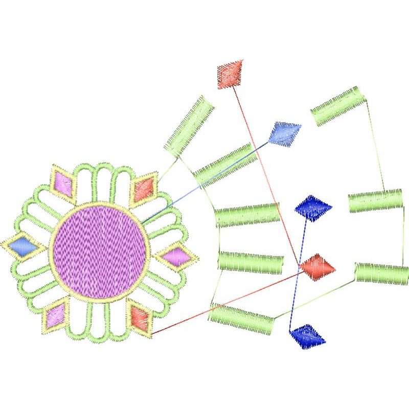 S_2476-1.jpg Flower Design EA24644 - Image 1