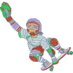 Skatboarding Design EA23840