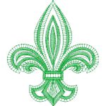 Fleur De Lis Emblems Design EA21478