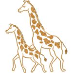 Giraffes Design EA20392