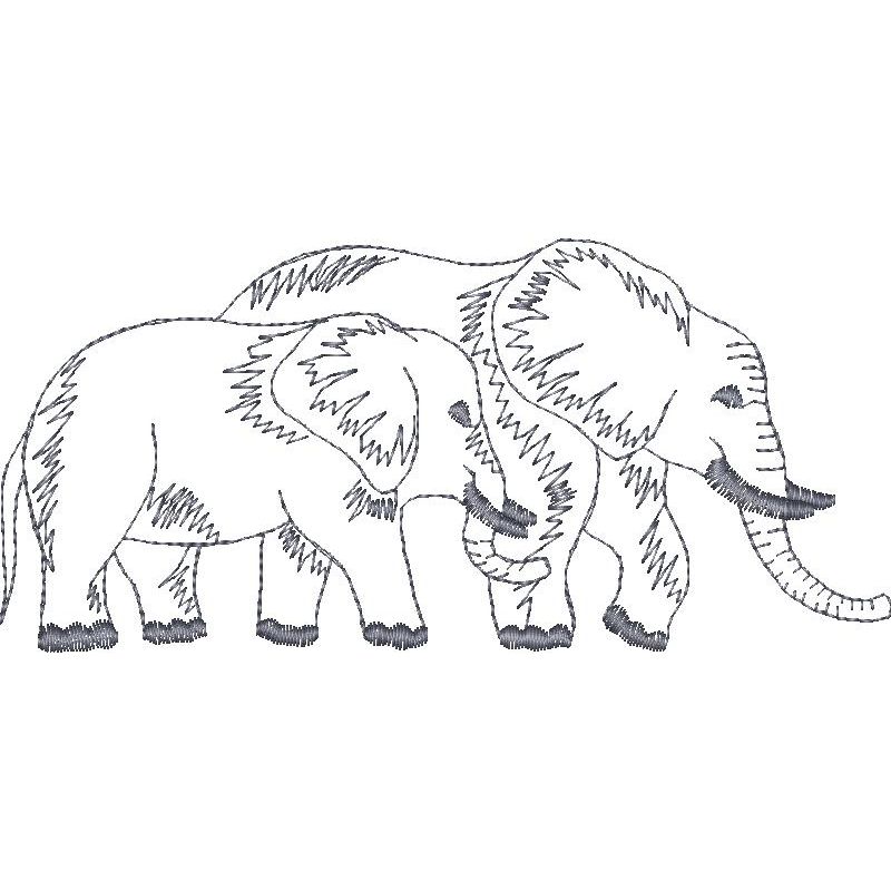 S_2765-1.jpg Elephants Design EA20397 - Image 1