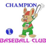 Baseball Rabbit Design EA21289