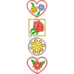 Hearts and Flowers Design EA21299