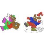 Bears Snowfight Design EA21304