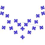 Flower Motif-Necklaces Design EA23208