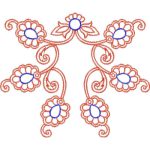 Flower Motif-Necklaces Design EA23209