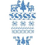 Reindeer Ethnic Design EA21722