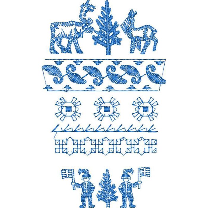 Reindeer Ethnic Design EA21722 - Image 1