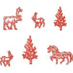 Reindeer Ethnic Design EA21723