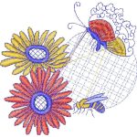 Bee and Butterfly Design EA22994