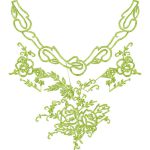 Flower Motif-Necklaces Design EA23225