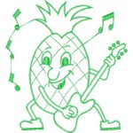 Pineapples Playing Music Design EA21340