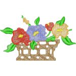 Flower Basket Design EA22343