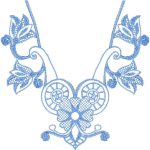 Flower Motif-Necklaces Design EA23236