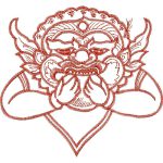 Demon Ethnic Design EA21725