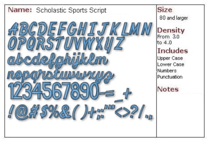 Scholastic Sports Script - Image 2