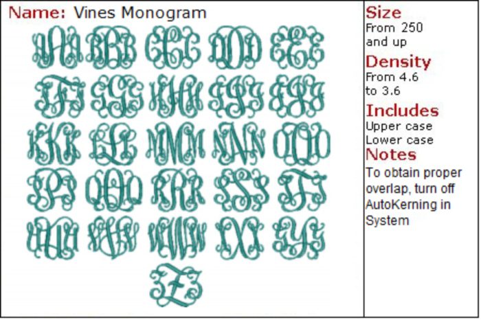 WBF_Vines Monogram - Image 2