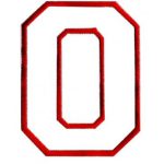 Letters,Athletic Applique-App0