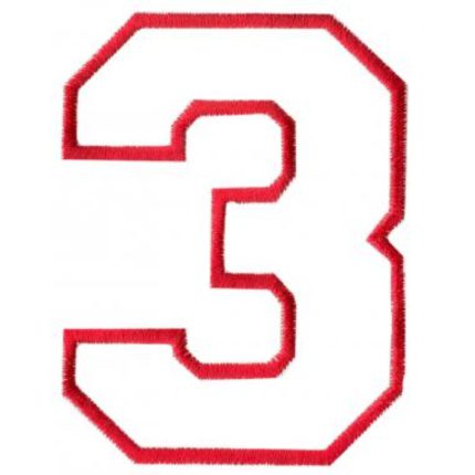 Letters,Athletic Applique-App3