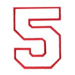 Letters,Athletic Applique-App5