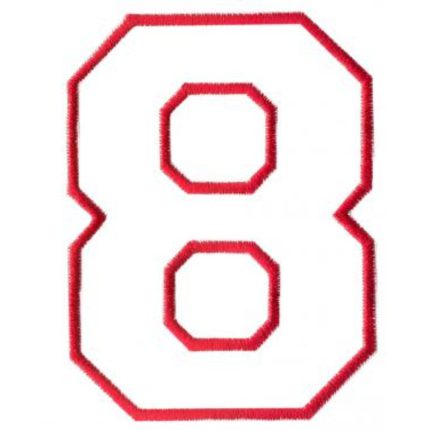 Letters,Athletic Applique-App8