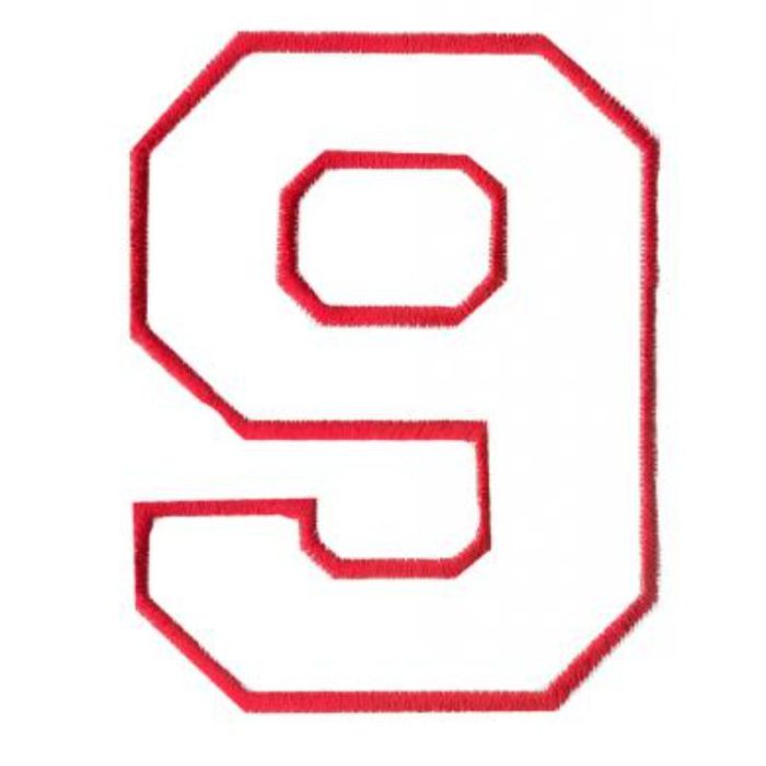 Letters,Athletic Applique-App9 - Image 1
