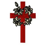 Cross and Flowers