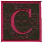 Stick,Square Applique-Sqrc